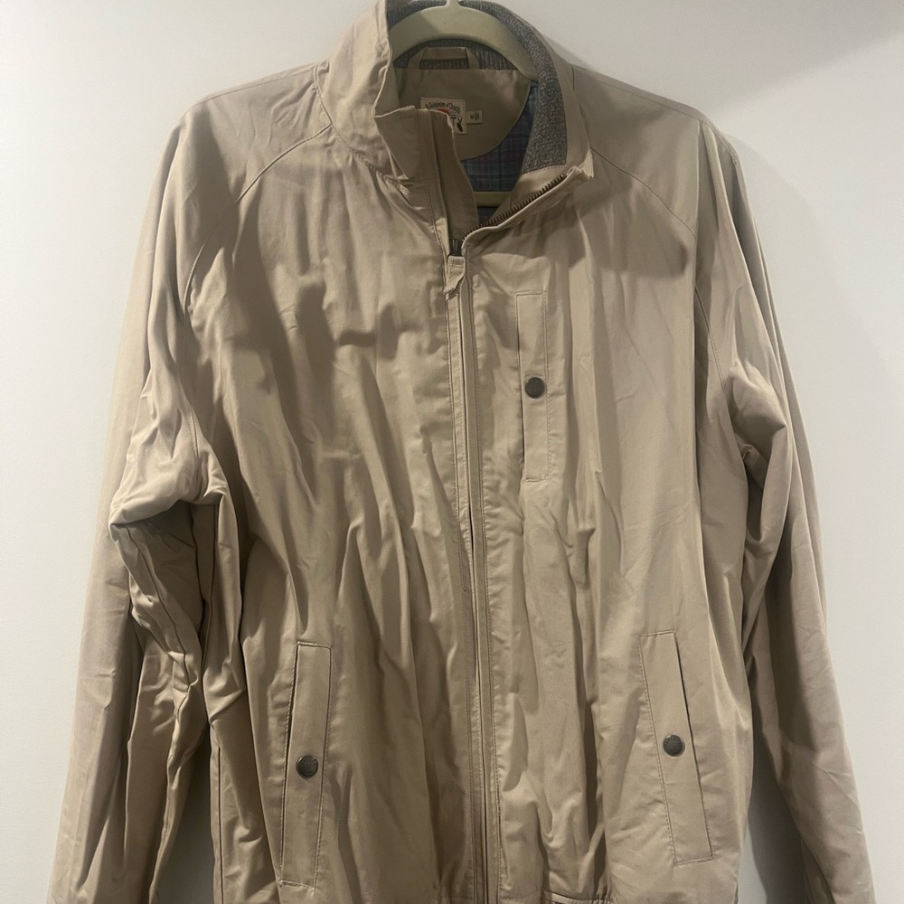 Faherty men’s jacket - taupe color - good condition